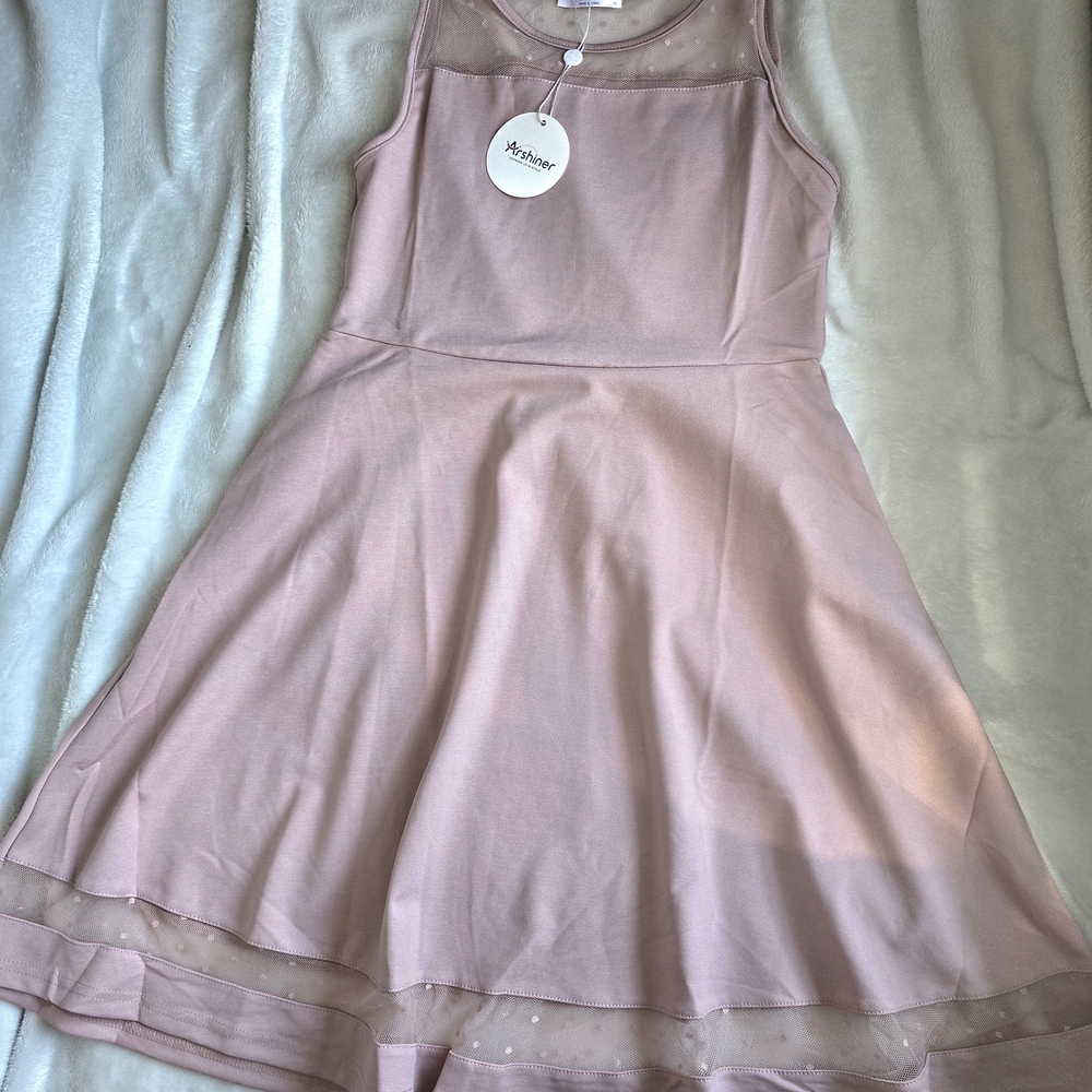 Arshiner Girls Pink Dress
